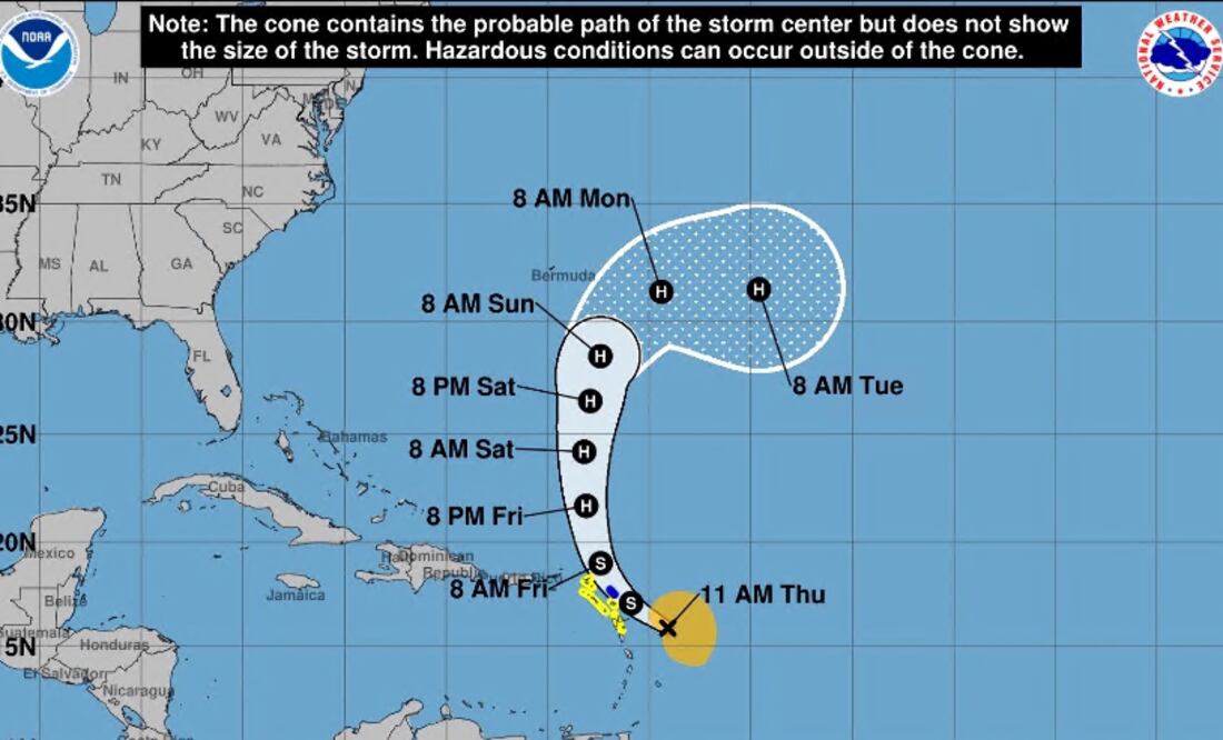 Alerta máxima: Tormentas tropicales golpean México y EU; Jerry podría convertirse en huracán esta noche. Foto EFE