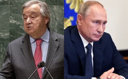 En nombre de la humanidad, lleve de vuelta las tropas a Rusia, imploró Guterres a Putin