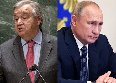 En nombre de la humanidad, lleve de vuelta las tropas a Rusia, imploró Guterres a Putin