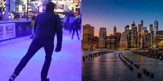  Vale Rink, una pista para patinar con vista a Manhattan 