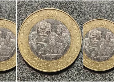 Piden $2.5 millones de pesos por esta moneda conmemorativa de la Constitución mexicana de $20