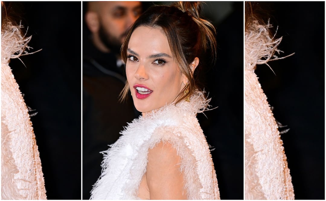 Alessandra Ambrosio conquista París con elegante y sensual conjunto blanco durante la Semana de la Moda 2024. Foto: REX Features/Shutterstock /The Grosby Group