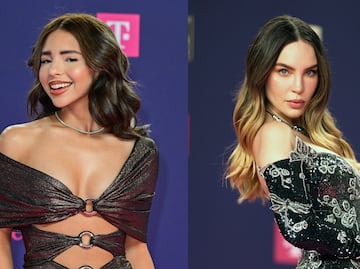 Ángela Aguilar es criticada por “copiar” el vestido a Belinda en Premios lo Nuestro: “Parece un homenaje a la ex de Nodal”