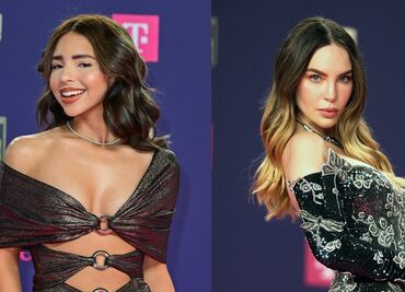Ángela Aguilar es criticada por “copiar” el vestido a Belinda en Premios lo Nuestro: “Parece un homenaje a la ex de Nodal”