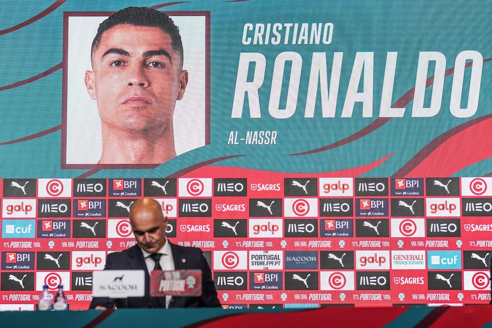 Cristiano Ronaldo busca hacer historia: Portugal lo lleva al Mundial 2026 a sus 41 años. Foto: PATRICIA DE MELO MOREIRA / AFP