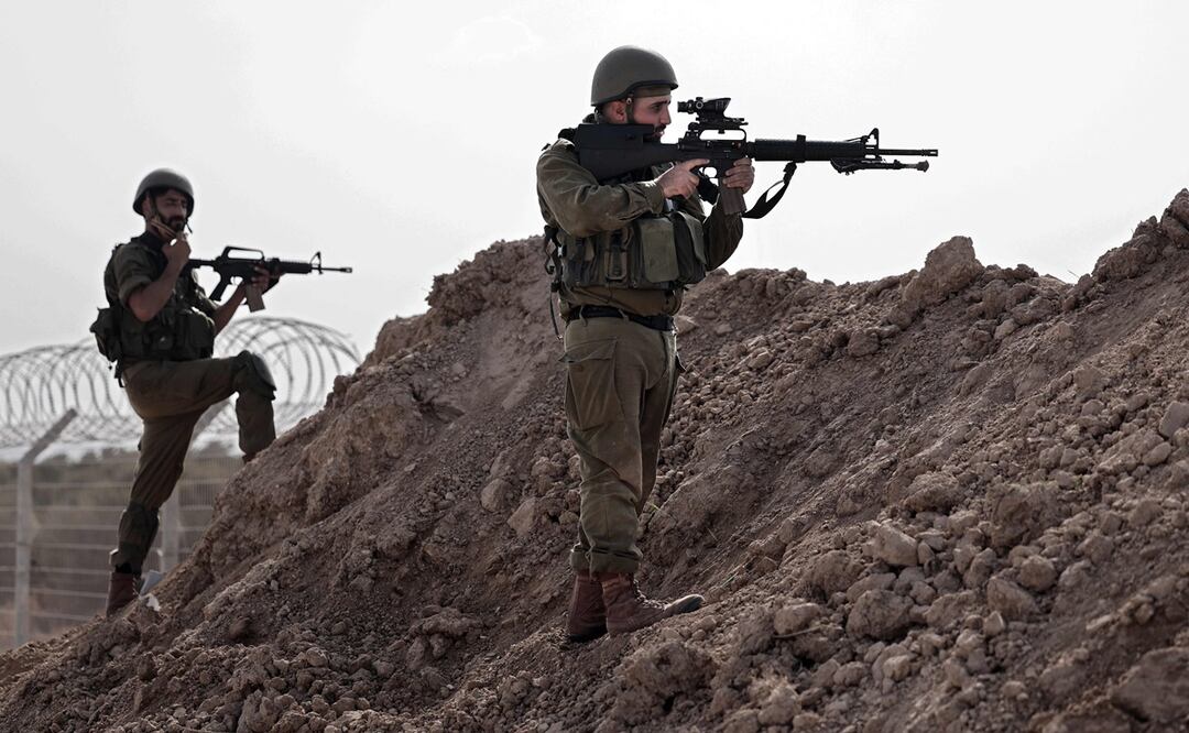 Israel advierte a palestinos del norte de Gaza que se vayan o los considerará terroristas. Foto: AFP