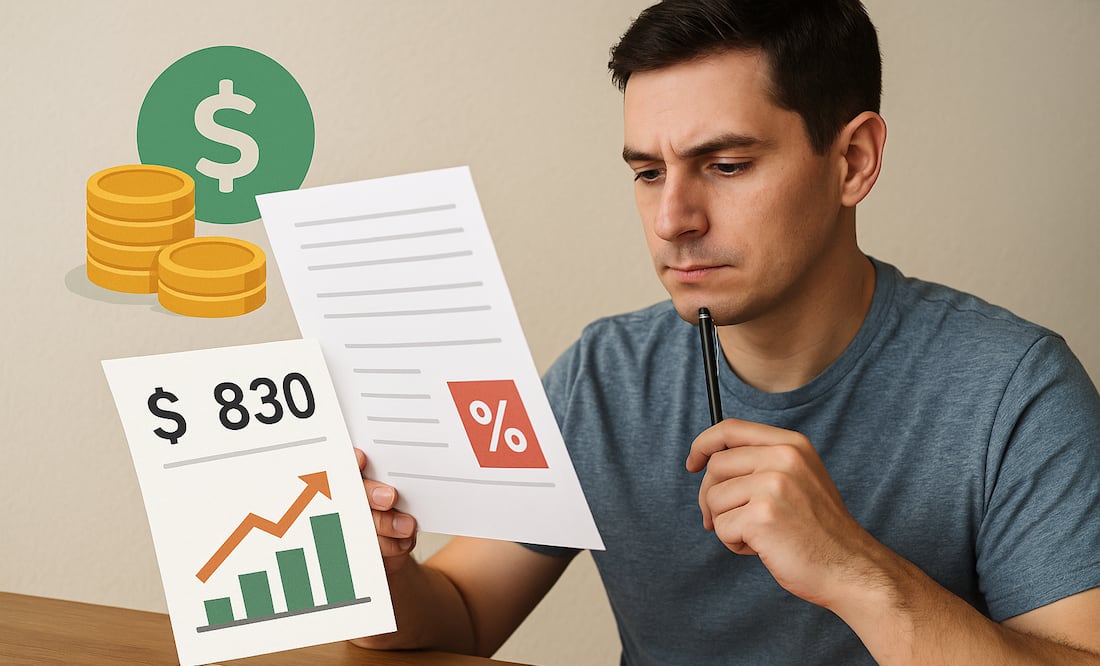 ¿Cuánto me descuentan de impuestos por el aguinaldo 2025? Cómo se calcula y y qué dice la ley. Foto generada con IA