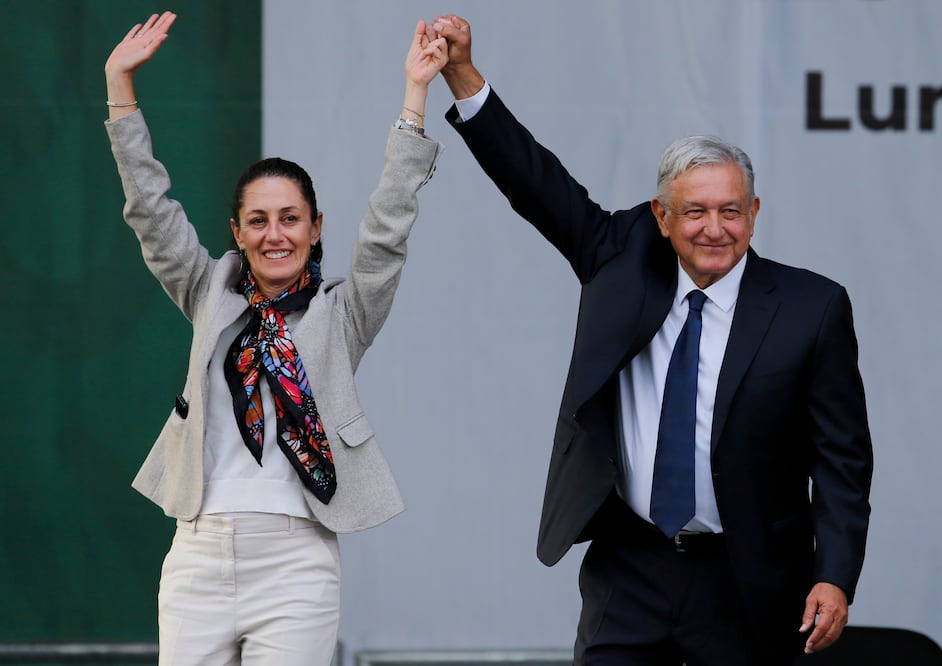 Sheinbaum propone declarar como conmemorativo el día de la victoria de AMLO. Foto: AP