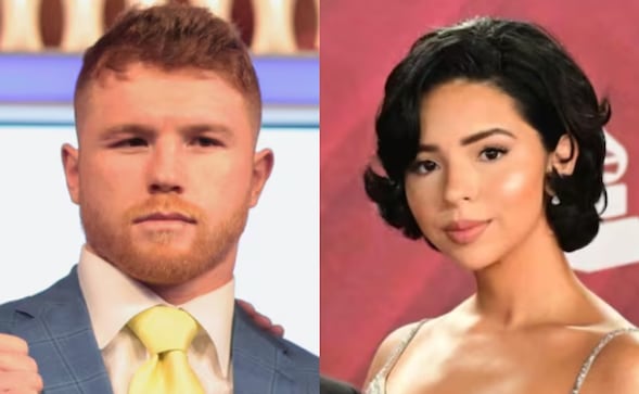 ¡Bomba! 'Canelo' Álvarez habría sorprendido a Ángela Aguilar llegando en helicóptero 