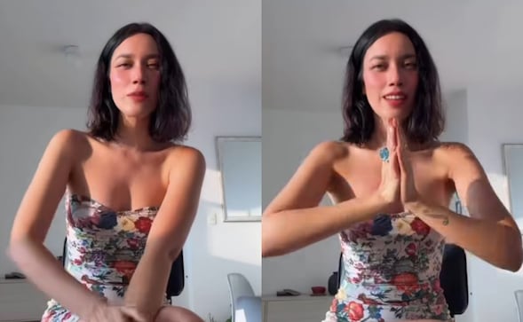 Exviolinista de Nodal enciende las redes con minivestido strapless y anillo de lujo para celebrar su cumpleaños 