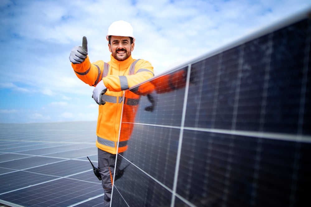 Paneles solares de la CFE. Foto: iSTOCK-Smederevac
