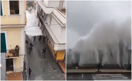 Imágenes impactantes: la borrasca Harry azota Sicilia con rescates y destrucción