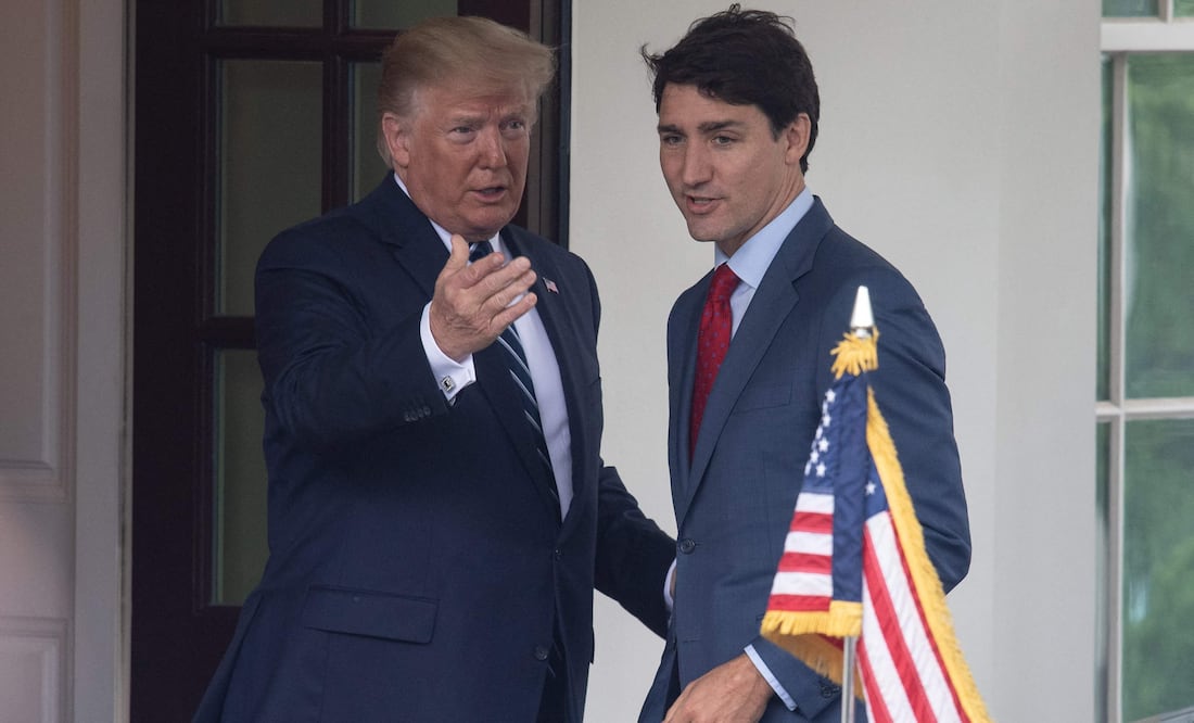 Trump bromeaba cuando dijo que Canadá podría ser el estado número 51, asegura ministro. (Photo by NICHOLAS KAMM / AFP)