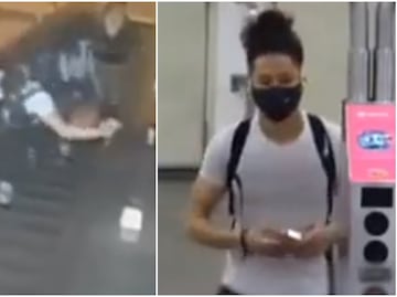 Video. Hombre patea a mujer y la tira de las escaleras del metro en NY