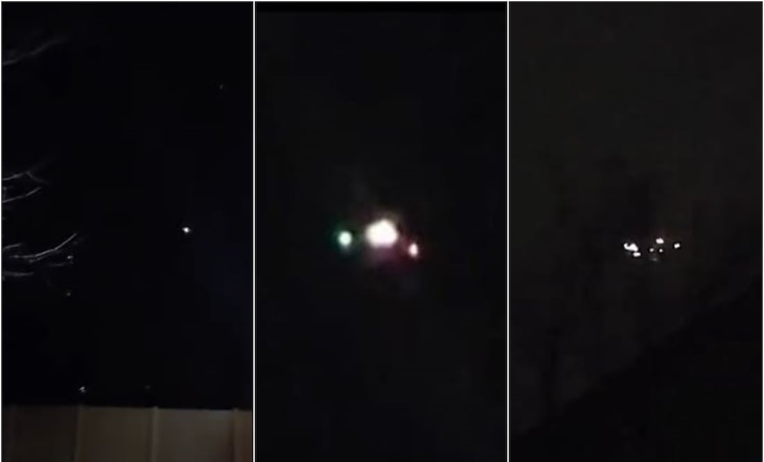 ¿Aliens? Captan “desfile” de drones sospechosos sobre Nueva Jersey, Foto: TikTok