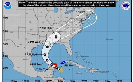 Zeta, el nuevo huracán que amenaza al Caribe mexicano