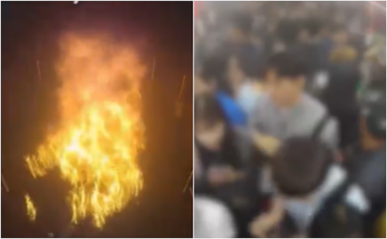 Hombre incendia vagón del metro en venganza por su divorcio. VIDEO