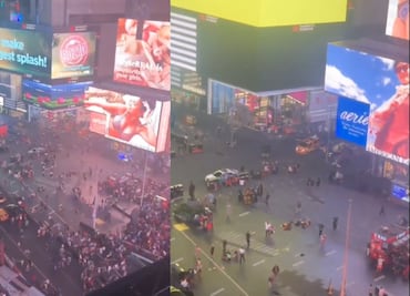 Tiroteo en Times Square deja tres heridos y un adolescente detenido en Nueva York. VIDEO