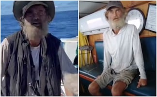 Náufrago y su perrita sobreviven 2 meses en mar abierto con agua de lluvia y pescado crudo