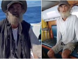 Náufrago y su perrita sobreviven 2 meses en mar abierto con agua de lluvia y pescado crudo