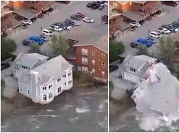 Caos en Alaska: Imágenes sorprendentes de las inundaciones en Juneau tras desprenderse glaciar