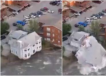 Caos en Alaska: Imágenes sorprendentes de las inundaciones en Juneau tras desprenderse glaciar