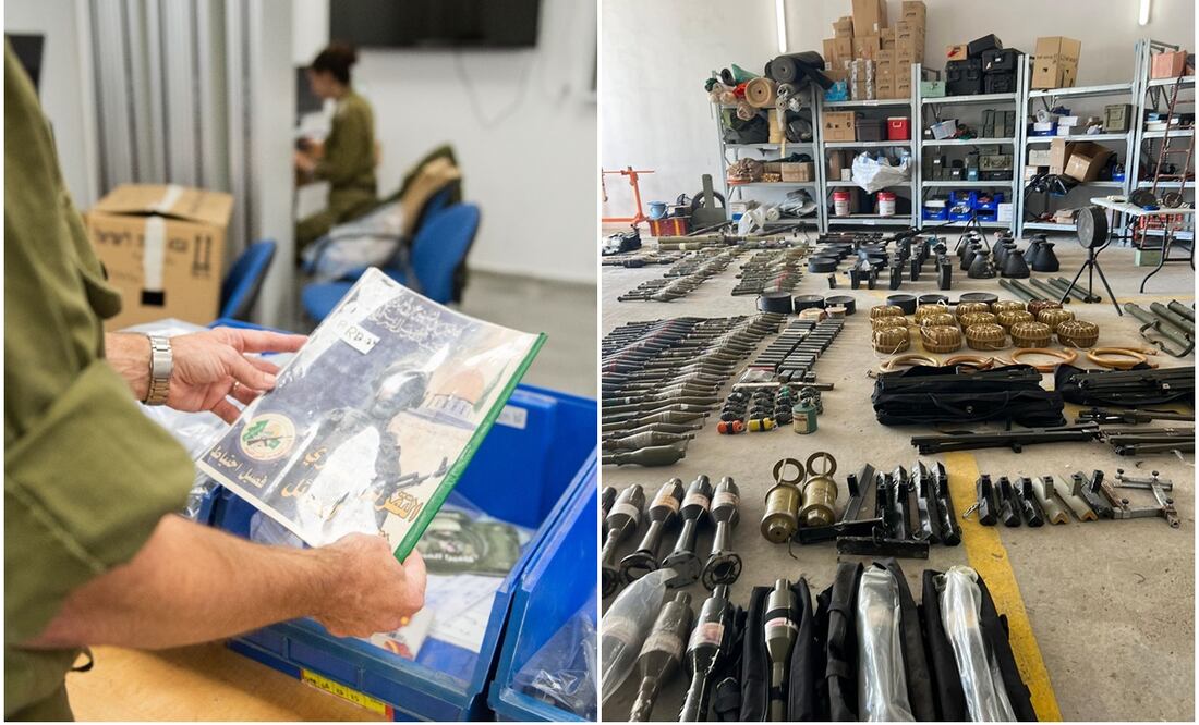 Israel afirma haber encontrado documentos de Hamás con instrucciones de ataque. Foto: EFE