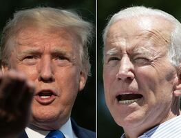 Trump se adelanta y califica a Joe Biden de “débil mental”