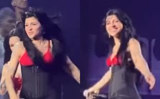 El corsé con el que Cazzu impactó en concierto tras hablar de su… ¿nuevo romance?