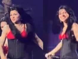 El corsé con el que Cazzu impactó en concierto tras hablar de su… ¿nuevo romance?