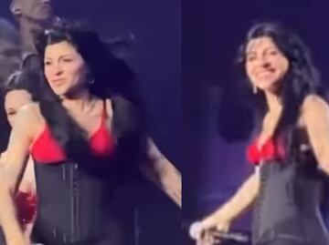 El corsé con el que Cazzu impactó en concierto tras hablar de su… ¿nuevo romance?