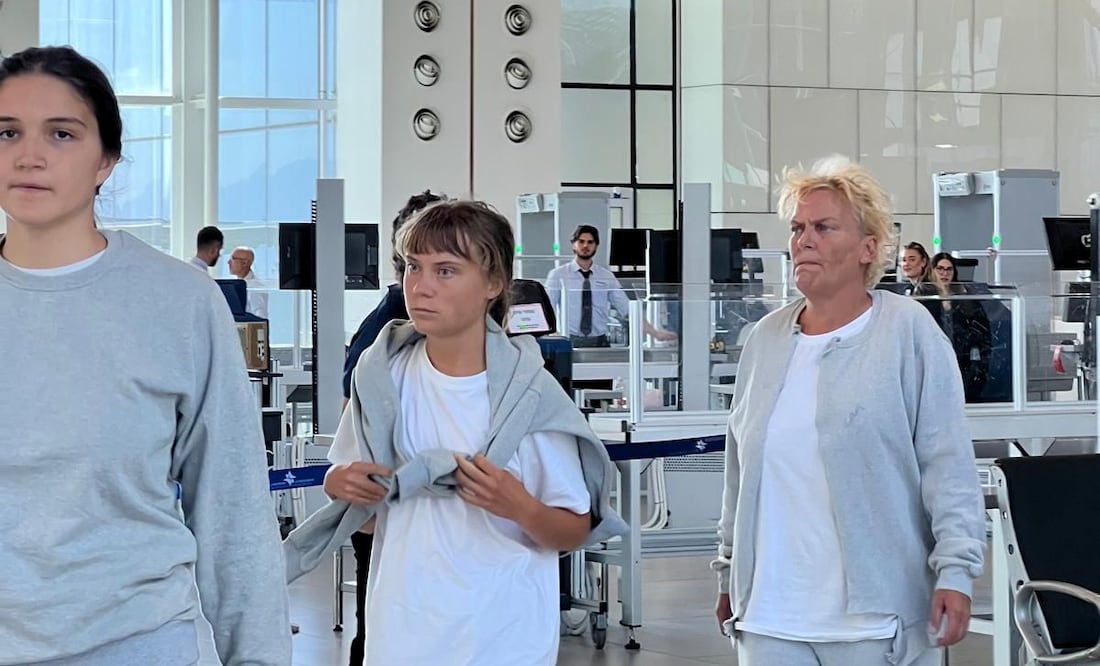 Israel deporta a Greta Thunberg y más de 170 activistas propalestinos hacia Europa tras el bloqueo naval a Gaza. Foto: EFE/Ministerio Exteriores de Israel