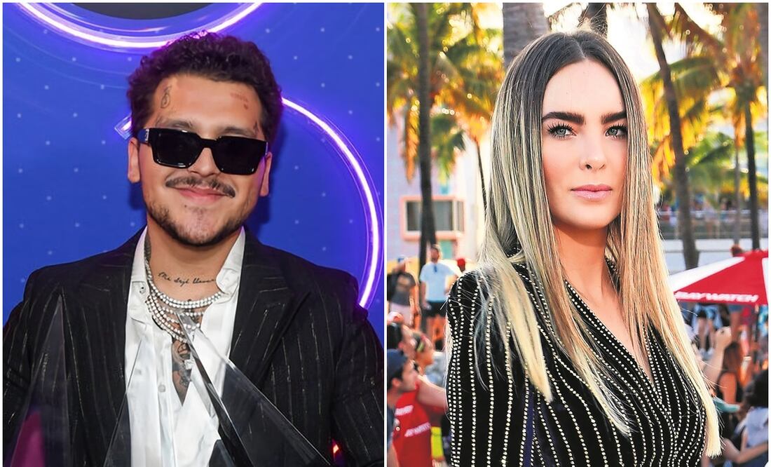 Belinda dedica canción a Nodal y las redes estallan. "De qué te sirvió tatuarte mis ojos" . Foto EFE y AFP