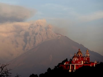 Volcán Popocatépetl. Emisiones de ceniza continuarán durante varios meses