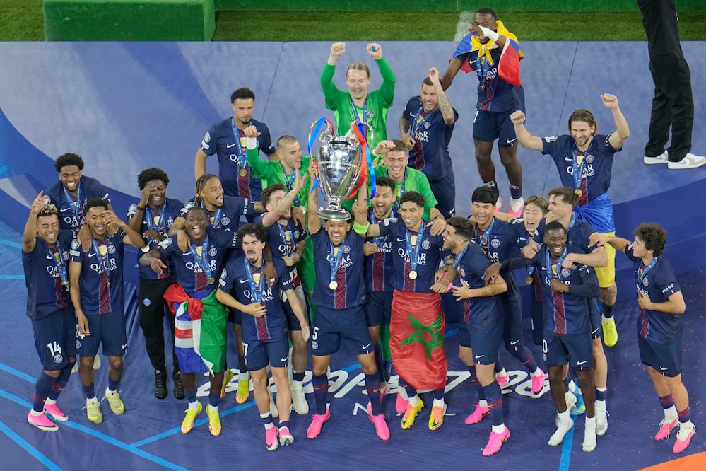 PSG gana la Champions League (AP Photo/Tony Hicks)