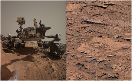 ¿Agua en Marte? Curiosity de la NASA encuentra rocas onduladas causadas por olas
