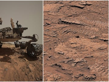 ¿Agua en Marte? Curiosity de la NASA encuentra rocas onduladas causadas por olas