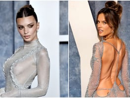 Emily, Alessandra y Olivia roban miradas con “lencería a la vista” en after party de los Oscar