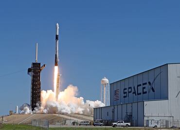 Así fue el despegue de la primera misión privada a la Estación Espacial Internacional