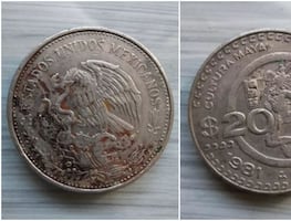 La moneda de 20 pesos de la Cultura Maya que vale hasta $500,000 pesos