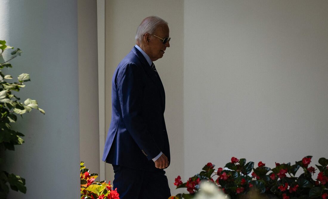 Biden y Harris analizan medidas para evitar escalada de conflicto en Oriente Medio(Photo by SAMUEL CORUM / AFP)