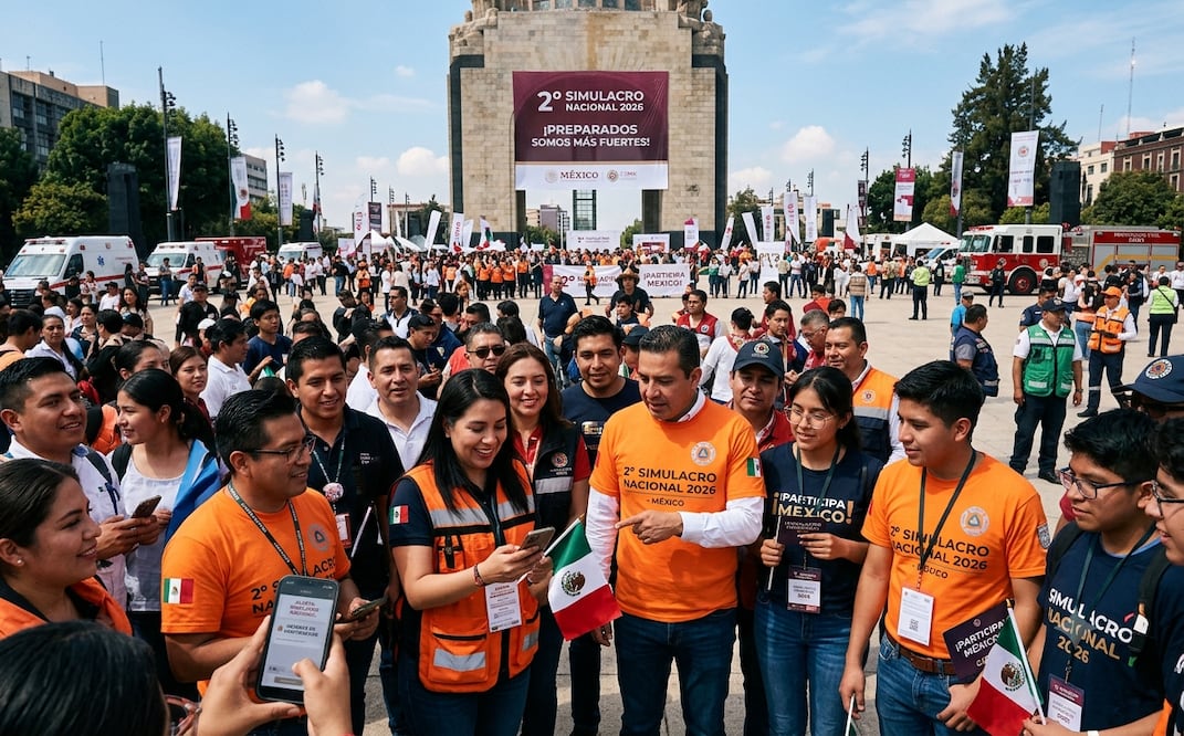 Segundo Simulacro Nacional 2026: ¿Cuándo es y a qué hora sonará la alerta sísmica? Foto: IA