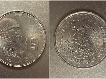 La moneda antigua de 1 peso de José María MORELOS que vale $300,000 pesos en internet
