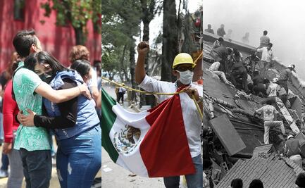 Los tres sismos del 19 de septiembre en México