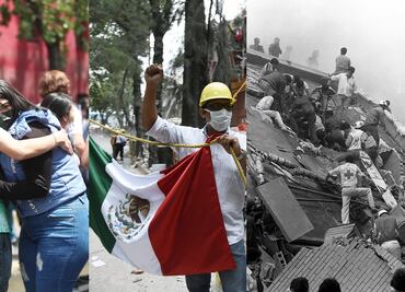 Los tres sismos del 19 de septiembre en México