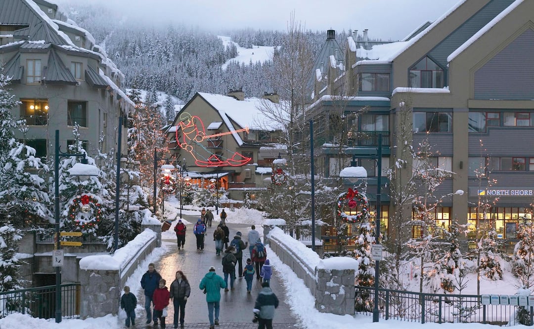 Whistler, el paraíso invernal de Canadá. AP