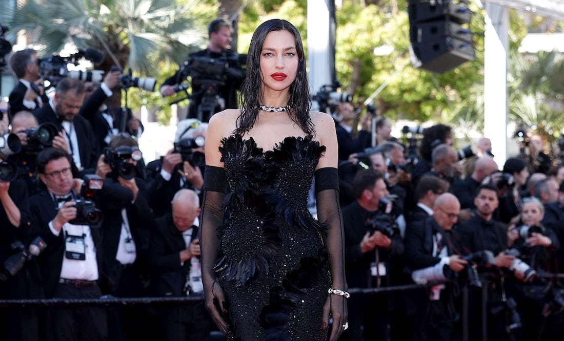 Irina Shayk (Photo by Sameer AL-DOUMY / AFP)