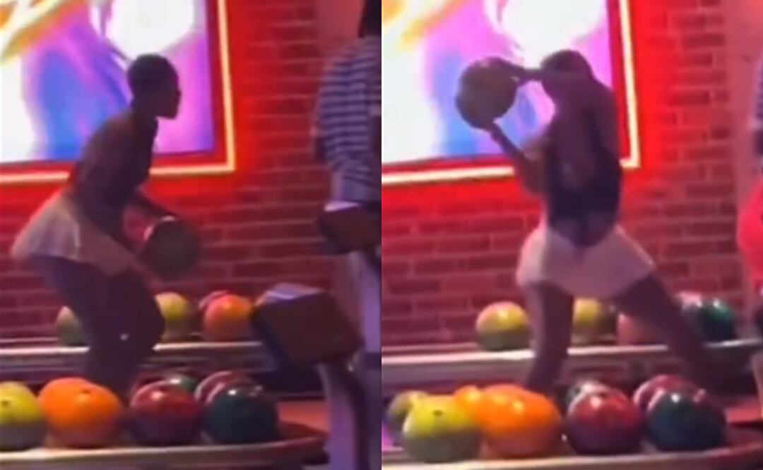 Golpean a mujer en la cabeza con una bola de boliche en Miami tras una pelea grupal. Foto: Captura TikTok