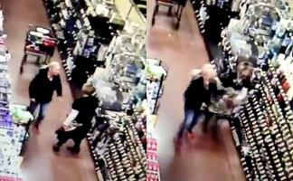 Video. Mujer golpea a empleada de tienda en discusión por cubrebocas