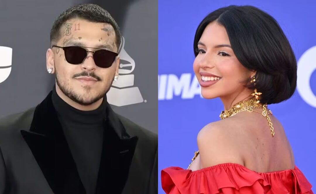 Ángela y Nodal. Maquillista revela fotografías de su supuesta boda en Roma, Italia. Foto: EFE